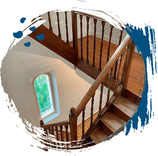 escalier en bois